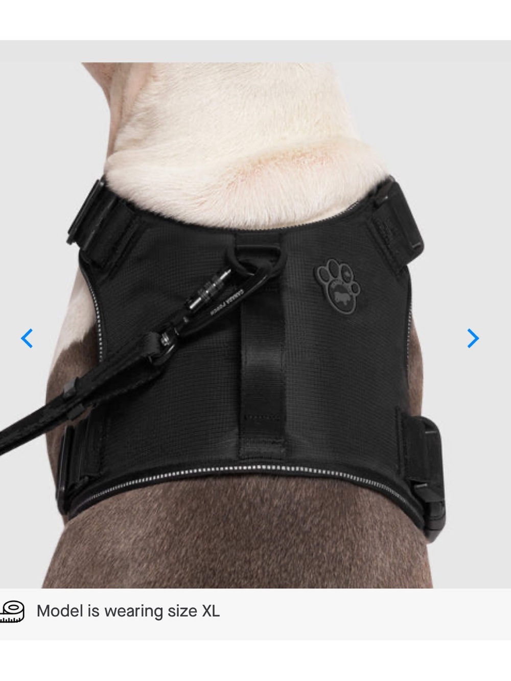 Canada Pooch LTD XXL Complete Control Dog Harness - Black
